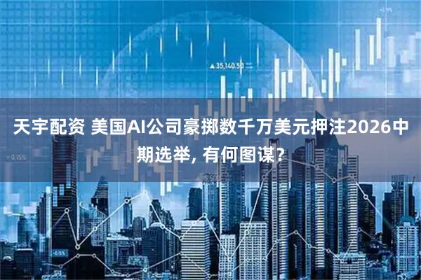 天宇配资 美国AI公司豪掷数千万美元押注2026中期选举, 有何图谋？